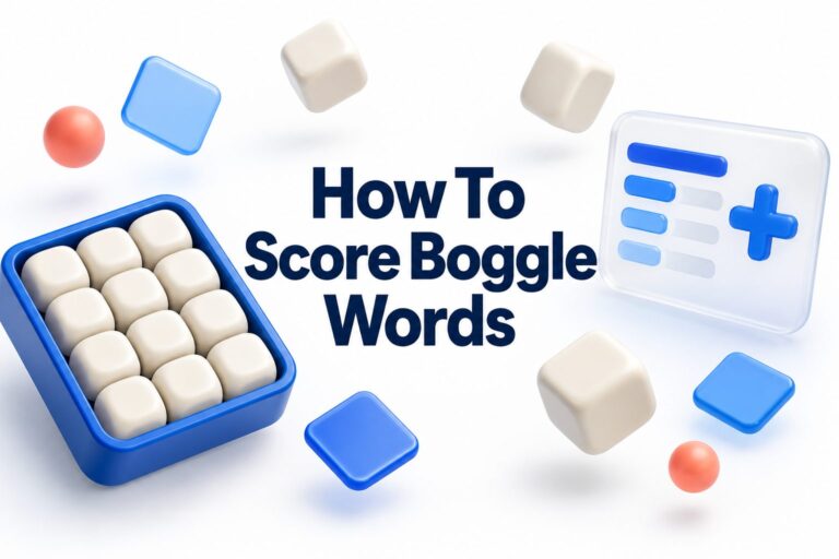 How to Score Boggle Words: Rules, Points & Examples